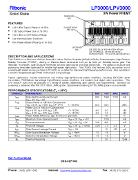 Datasheet LP3000 производства Filtronic